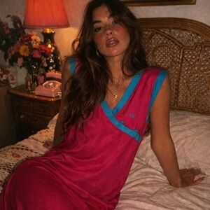 Diane Von Furstenberg vintage pink nightgown